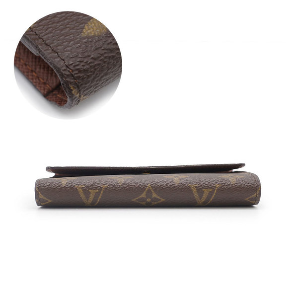 Louis Vuitton Porte Tresor Etuy Papier Folding Wallet Monogram Brown